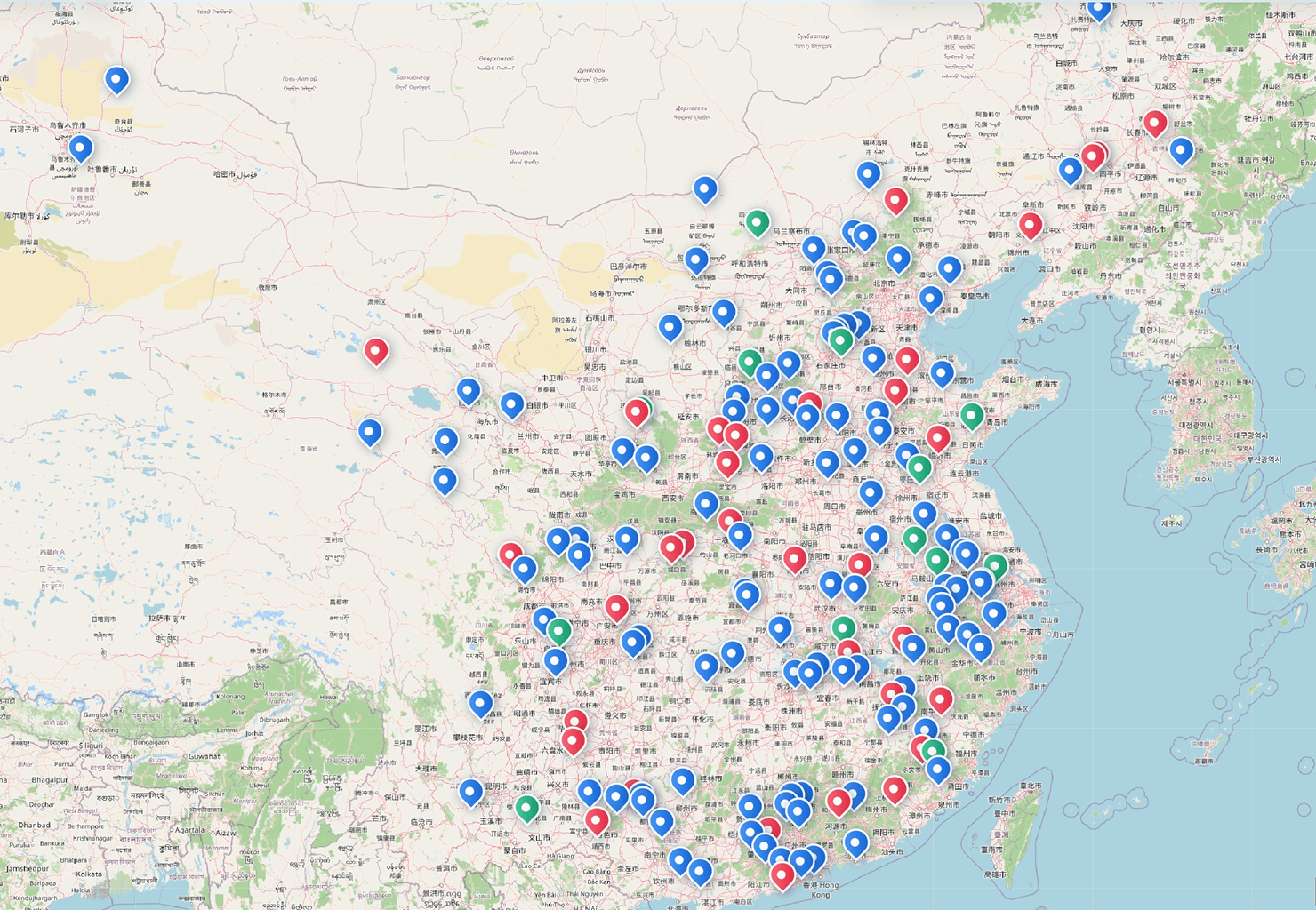 服务网络与服务支持示意