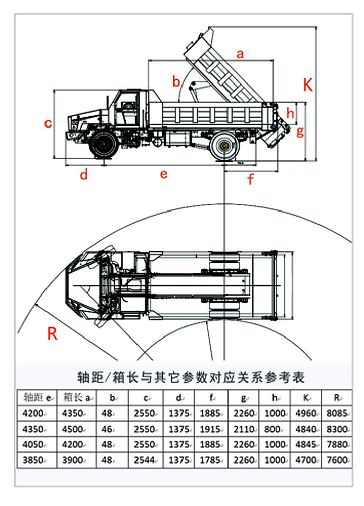 UQ-15(C)车辆尺寸图