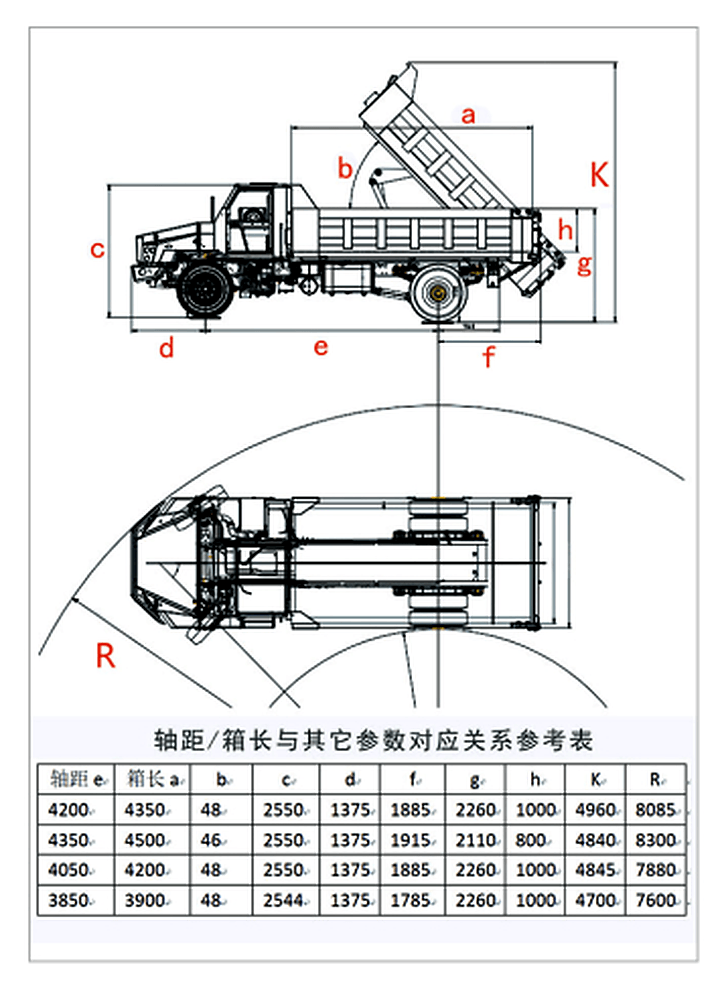 UQ-15(B)车辆尺寸图